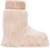 Moon Boot Icon Yeti Faux Fur-trimmed Snow Boots In J001 Pink