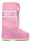 Moon Boot Pink Nylon And Synthetic Leather Icon Boots In Pink