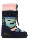 Moon Boot Lace-up Snow Boots In Multi