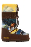 Moon Boot X Guest In Residence Print Boots In White