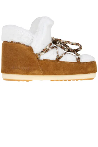 Moon Boot Pumps Shearling Winter Boots In Multi