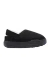 Moon Boot Mb Park Clog Felt Black Melange In Black