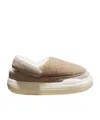 Moon Boot Mb Park Clog Felt Beige Melange In Nude