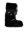 Moon Boot Icon Faux-fur Snow Boots In Black