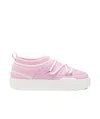 Moon Boot Round-head Sneakers In White