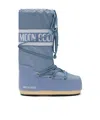 Moon Boot Women's Icon Nylon Cold Weather Boots In Blue