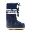 Moon Boot Classic Nylon Waterproof Snow Boots In Blue