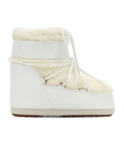 Moon Boot Round Head Snow Boots In White