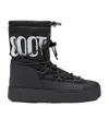 Moon Boot Round Toe Boots In Black