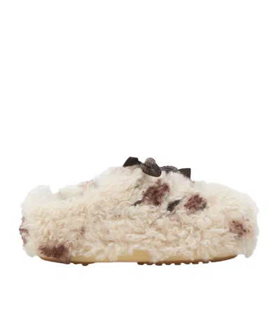 MOON BOOT ROUND-TOE MULES