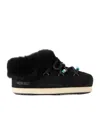 Moon Boot Round-toe Ankle Boots In Black