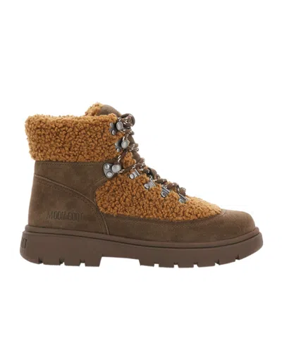 Moon Boot Round-toe High-top Shoesround-toe High-top Shoes... In Brown