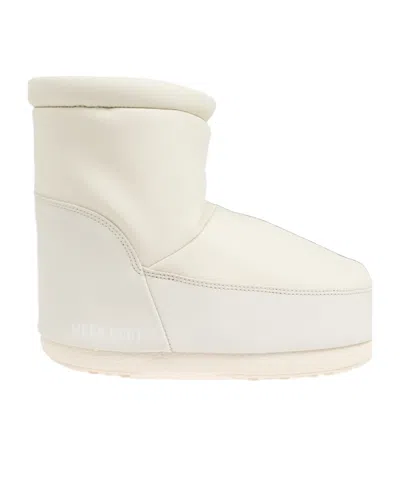 Moon Boot Round-toed Snow Boots In White