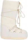 Moon Boot Rubber Boot In Nylon In White