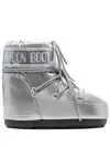 Moon Boot Chunky Sole Icon Low Snow Boots In Gray