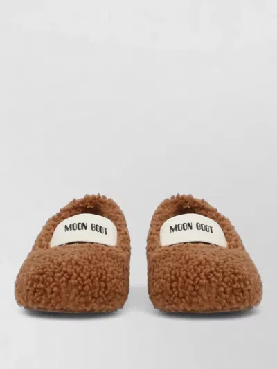 Moon Boot Shearling Ballerina Flats