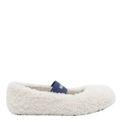MOON BOOT SHEARLING FLATS