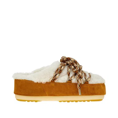 MOON BOOT SHEARLING 'ICON' MULES