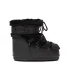 Moon Boot Logo Printed Lace-up Snow Boots In Black