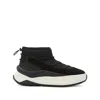 Moon Boot Low Cut Sneakers Contrast Sole In Black
