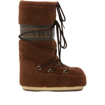 MOON BOOT SHOES BROWN