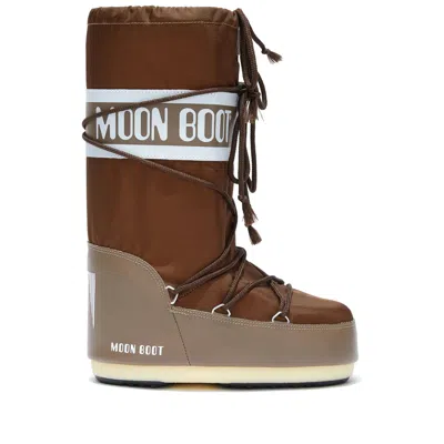 MOON BOOT SHOES BROWN
