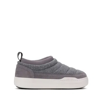 Moon Boot Women's Park Soft Felt Sneakers In Grey