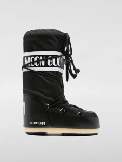 MOON BOOT BOOTS MOON BOOT WOMAN COLOR BLACK,F87634002