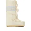 Moon Boot Icon Pearly Satin And Pvc Snow Boots In Neutral