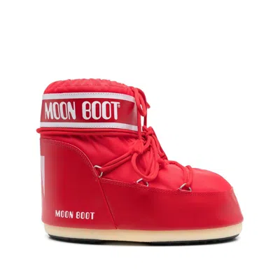 MOON BOOT SHOES RED