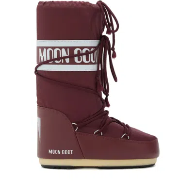 MOON BOOT SHOES RED