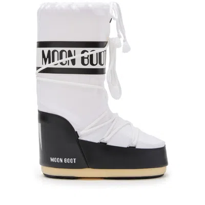 MOON BOOT SHOES WHITE, BLACK