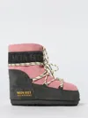 Moon Boot Two-tone Suede S X Guest In Residence Icon Low Ankle Boots In Multi