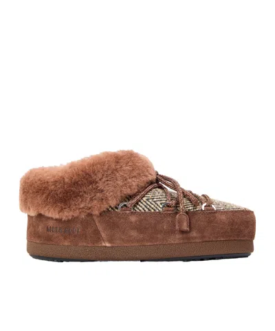 Moon Boot Short Shaft Snow Boots In Brown