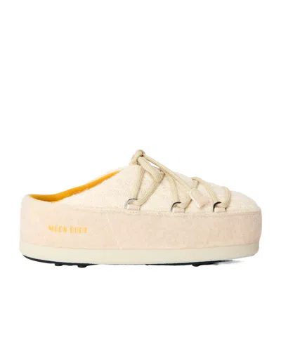 Moon Boot Simple Versatile Mule Shoes In Nude