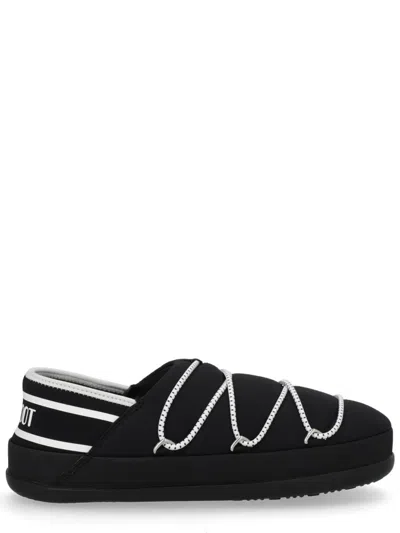 Moon Boot Slipper "icon" In Black