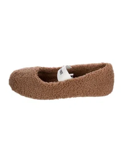Pre-owned Moon Boot Slippers In Brown