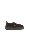 Moon Boot Brown Suede Mb Park Icon Slip Ons In Brown