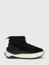 Moon Boot Low Cut Sneakers Contrast Sole In Black