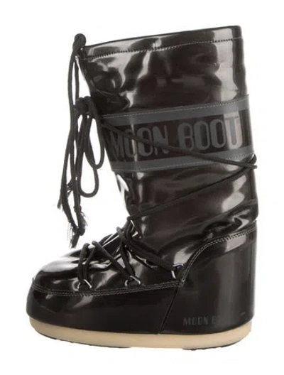 Pre-owned Moon Boot Snow Boots In Black