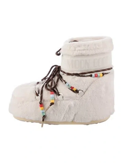 Pre-owned Moon Boot Snow Boots In Grey/neutrals