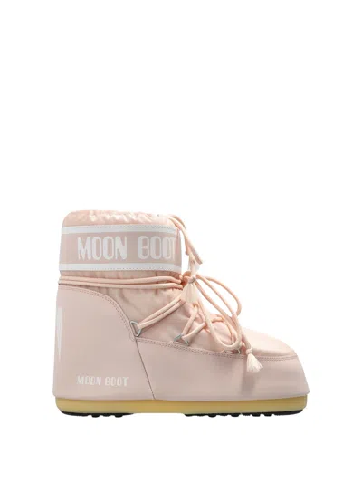 Moon Boot , Snow Boots Icon Low In Pink
