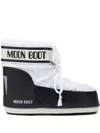 Moon Boot Kids Icon Low Boots In Nero Neri E Grigi