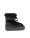 Moon Boot Stivale Ltrack Low Faux Fur Nero In Black