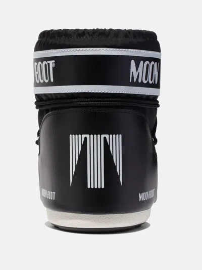 Moon Boot Low Icon Nylon Snow Boots In Black
