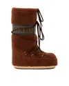 Moon Boot Stivali Da Neve Icon Fleece Brown In Brown