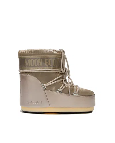 MOON BOOT STIVALI DA NEVE ICON LOW GLANCE PLATINUM