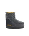 Moon Boot X Guest In Residence Knitted Icon Low Boots In Multi