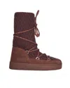 Moon Boot Stivali Da Neve In Pelle Scamosciata Cocoa In Brown