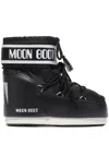 Moon Boot Stivale Icon Low Nero In Nylon In Black